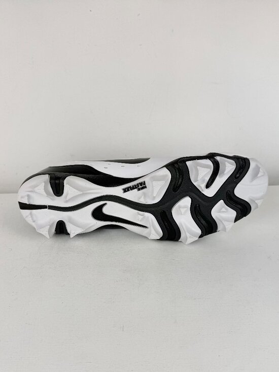 Men\'s 12 Nike Alpha Huarache 4 Keystone Baseball Cleats White Black DJ6524-101